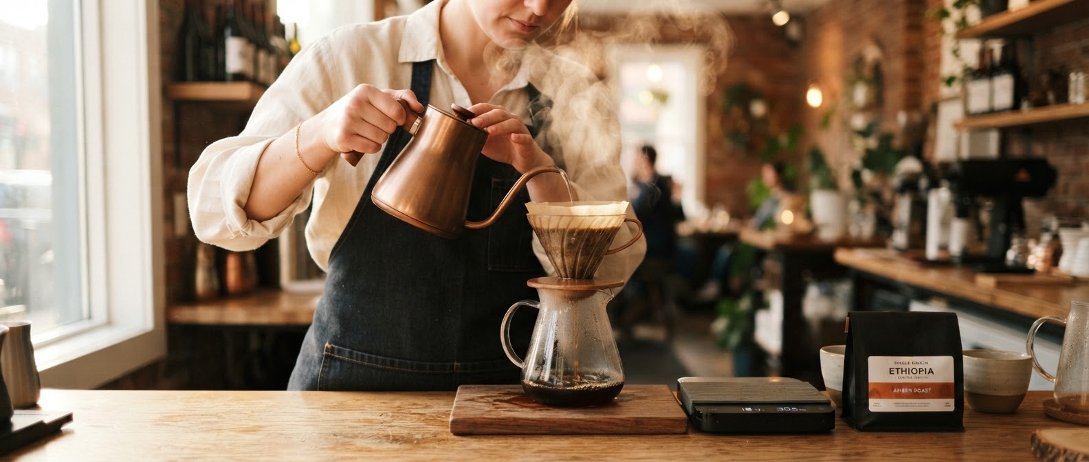 Specialty coffee, sourced with the planet in mind